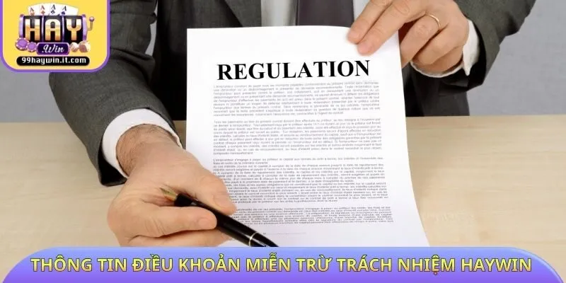 Thông tin điều khoản miễn trừ trách nhiệm HAYWIN
